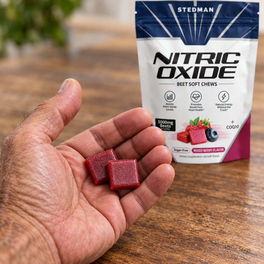 Two soft chews in hand