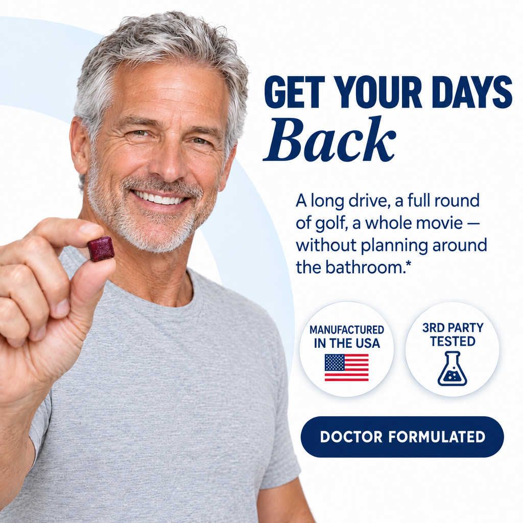Get your days back – a long drive, a round of golf, a whole movie without planning around the bathroom