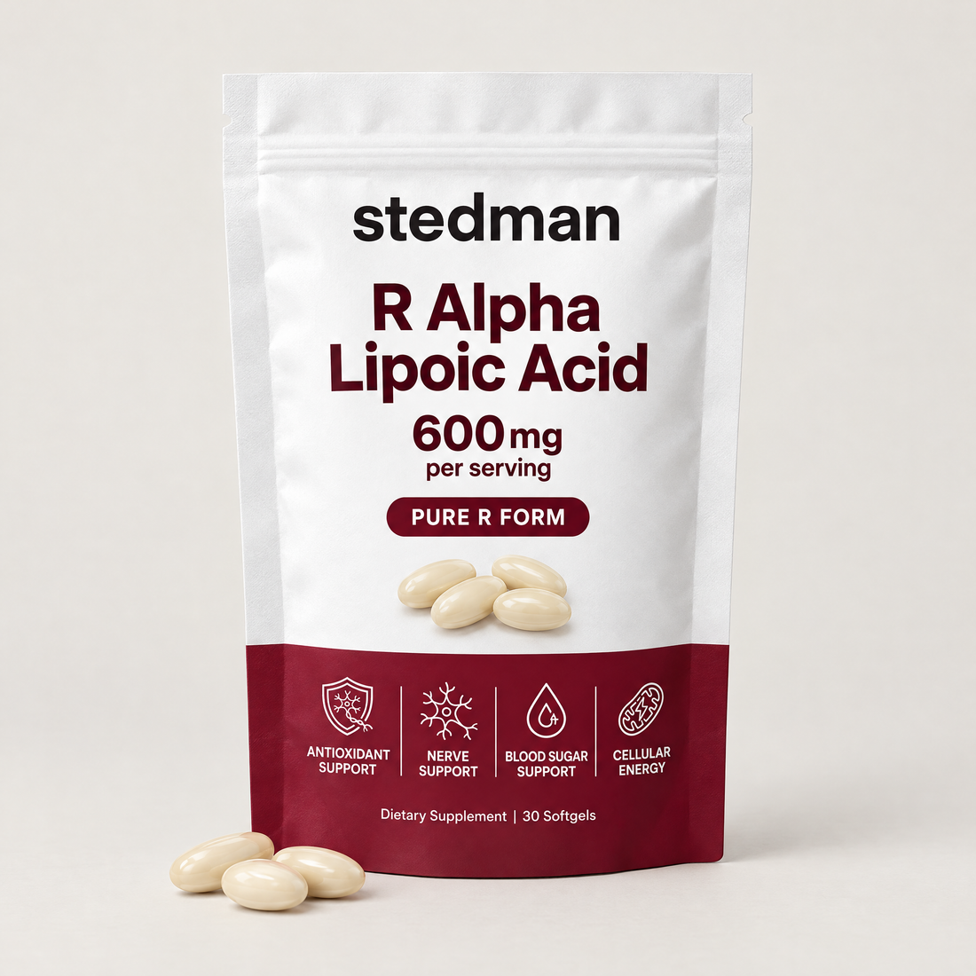 R Alpha Lipoic Acid 600mg